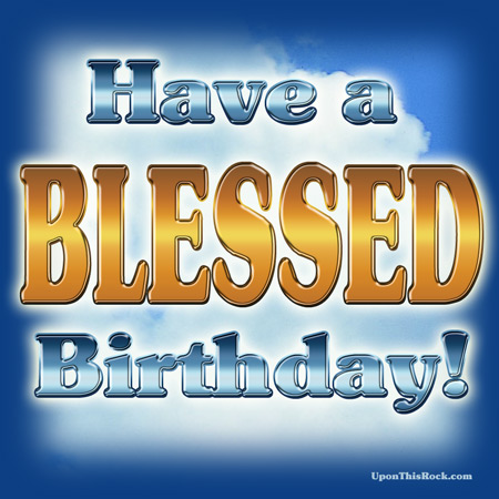 Have a Blessed Birthday Graphic
