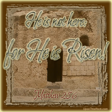He is Risen Easter Graphic